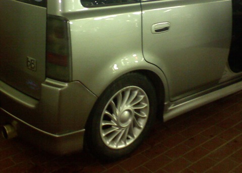 R17 on my car  VOLTEK - Toyota bB 15 L 2002