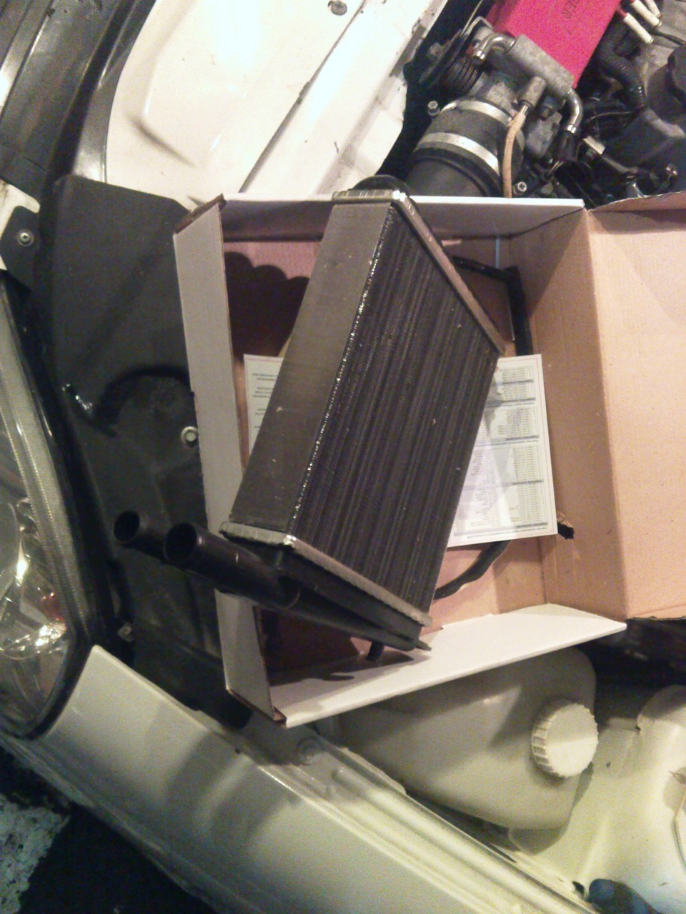 Радиатор печки то потек… — Lada Приора седан, 1,8 л, 2011 года | своими ...