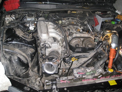 Engine in place - Toyota Altezza 20L 2001