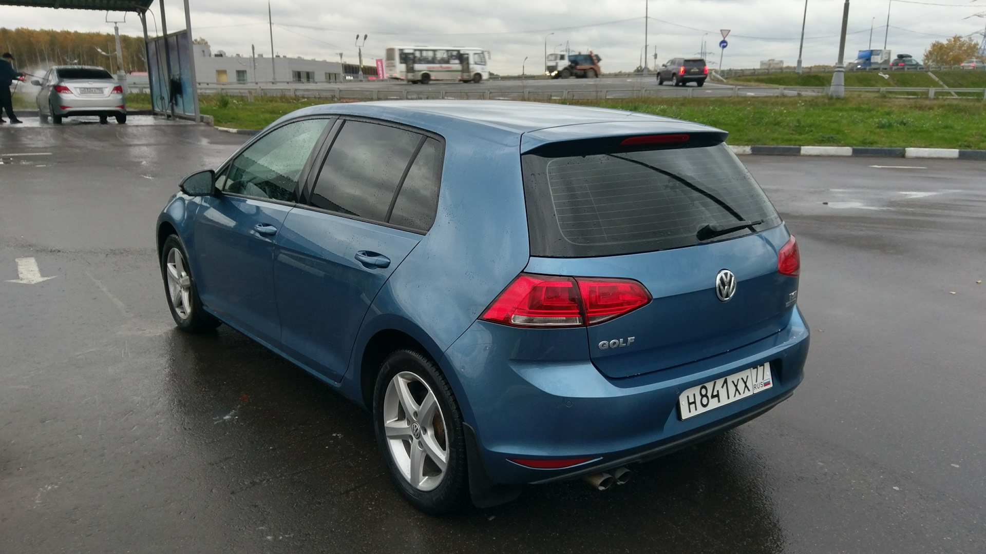 Тонировка задних стекол — Volkswagen Golf Mk7, 1,4 л, 2013 года | стайлинг  | DRIVE2