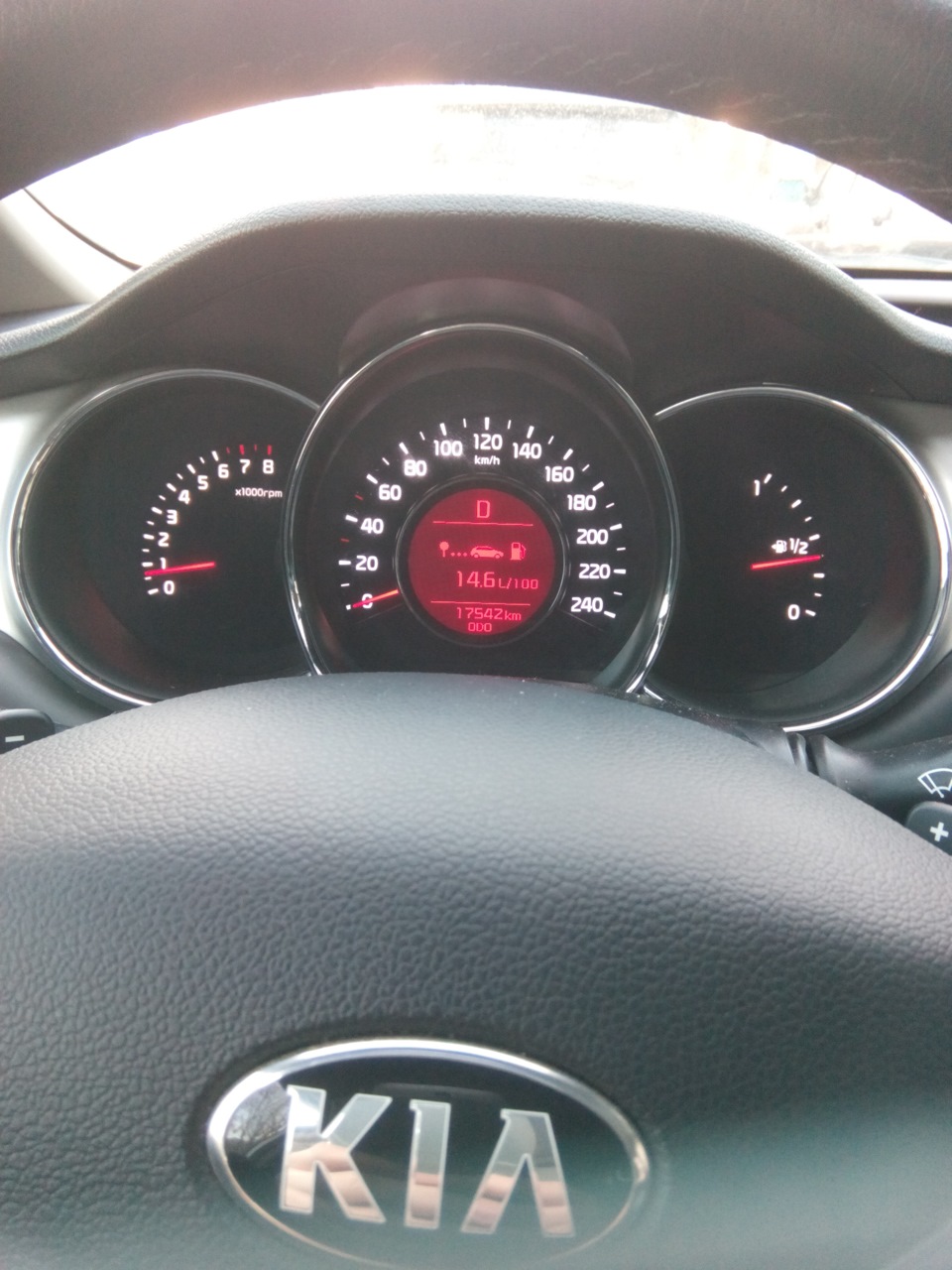 Расход топлива — KIA Ceed (2G), 1,6 л., 2013 года | наблюдение | DRIVE2