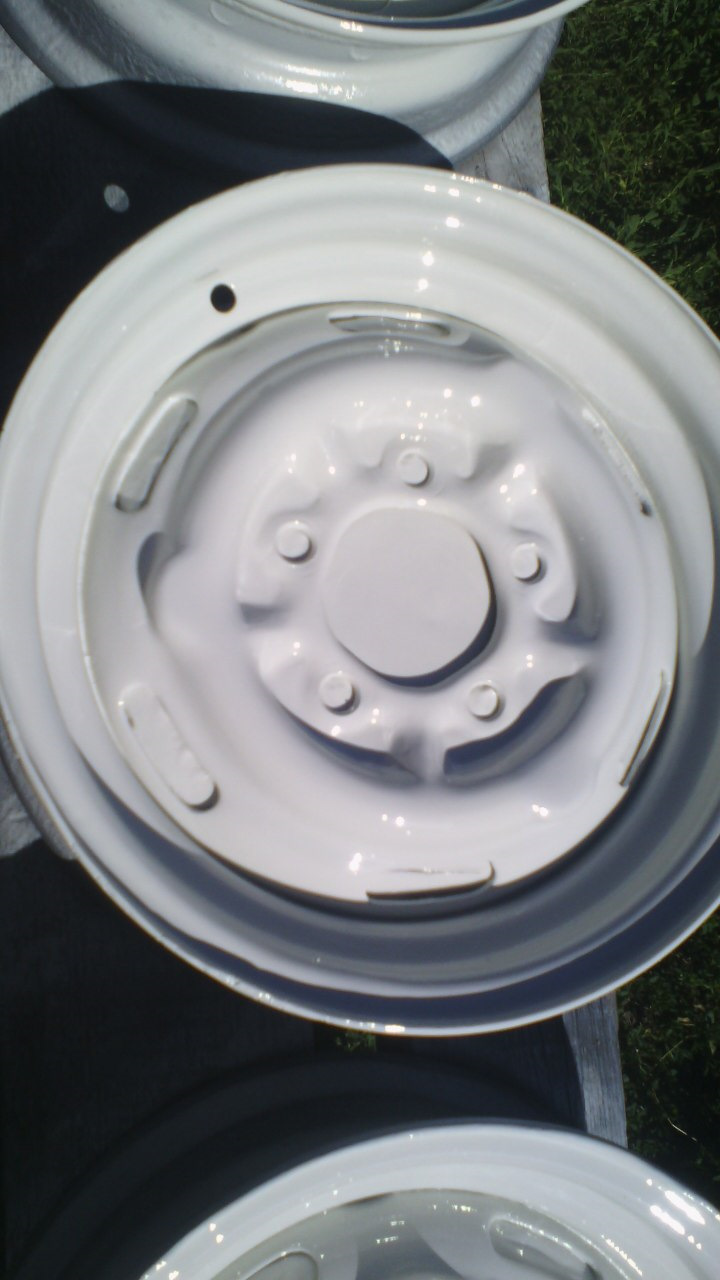 Покраска дисков — ИЖ Москвич 412, 1,5 л, 1975 года | колёсные диски ...