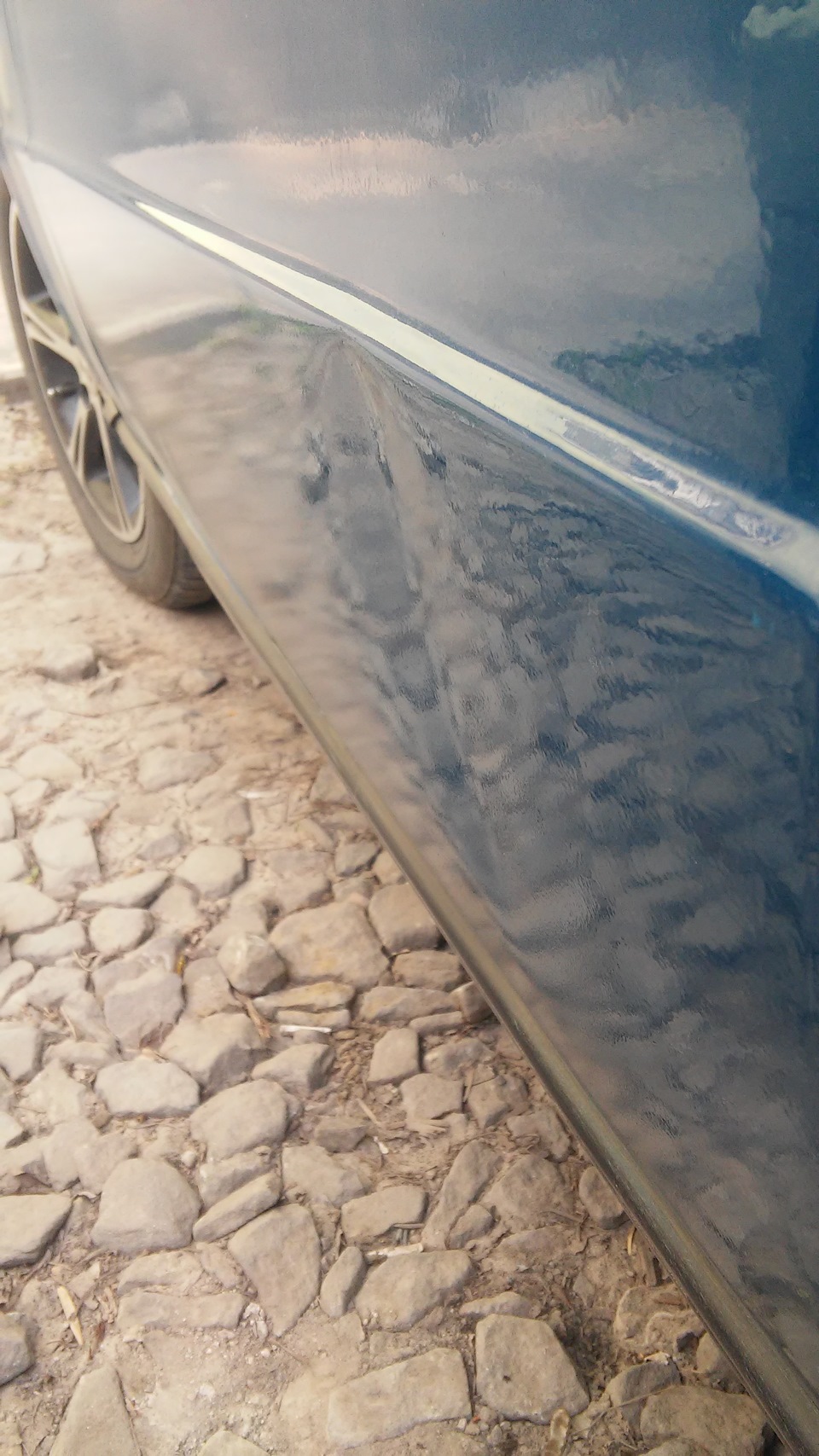 Планирую удалить вмятину на двери, которая была при покупке авто ...