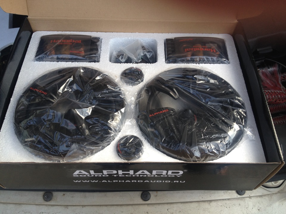 Новая акустика Alphard Hannibal CS-H2W (Фронт) — KIA Spectra, 1,6 л ...
