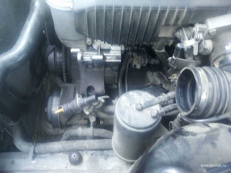 Замена масляного стакана, снятие гидроблока ABS, мойка подкапотного ...