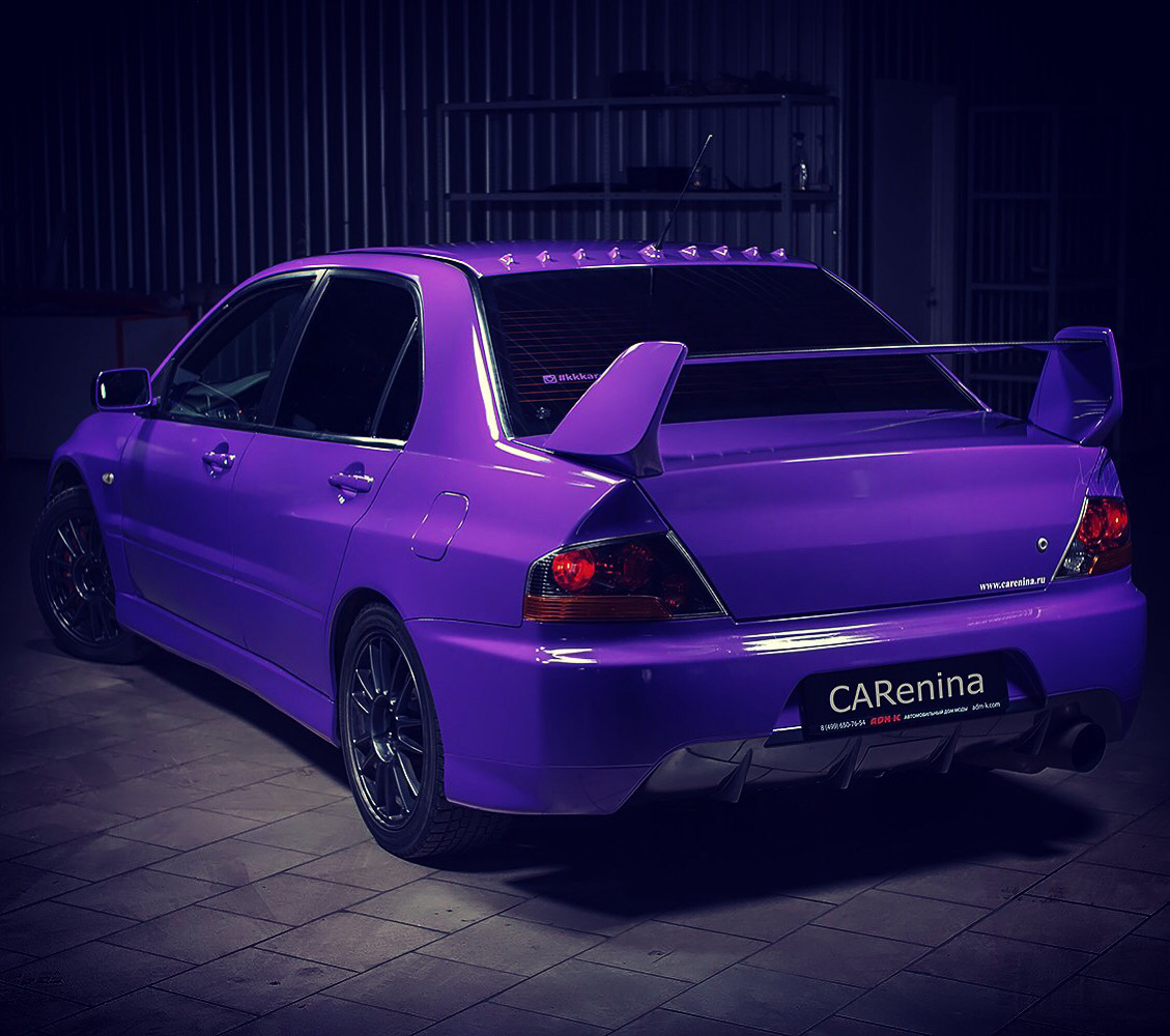 Mitsubishi Lancer 10 Purple