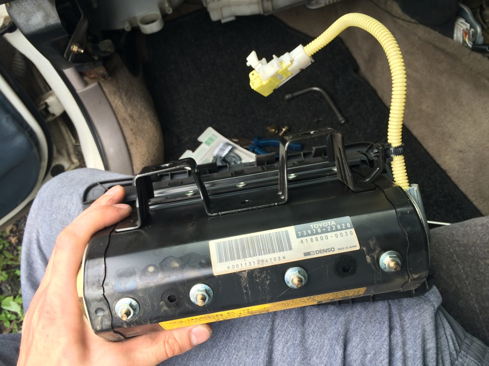 Замена сервопривода печки. — Toyota Cresta (100), 2 л, 1996 года ...