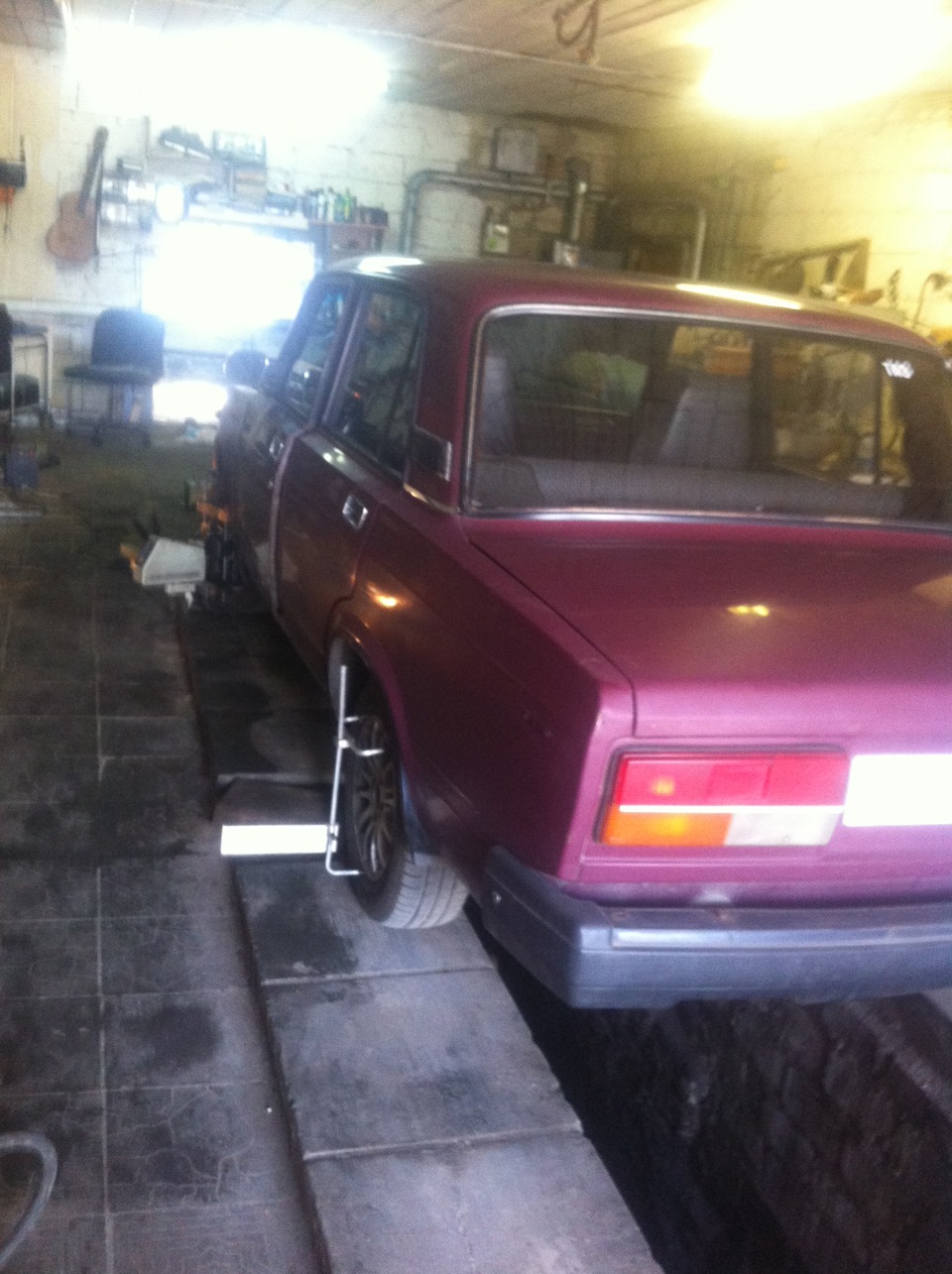 100. Сход-развал и шиномонтаж — Lada 21074, 1,6 л, 2003 года | визит на ...