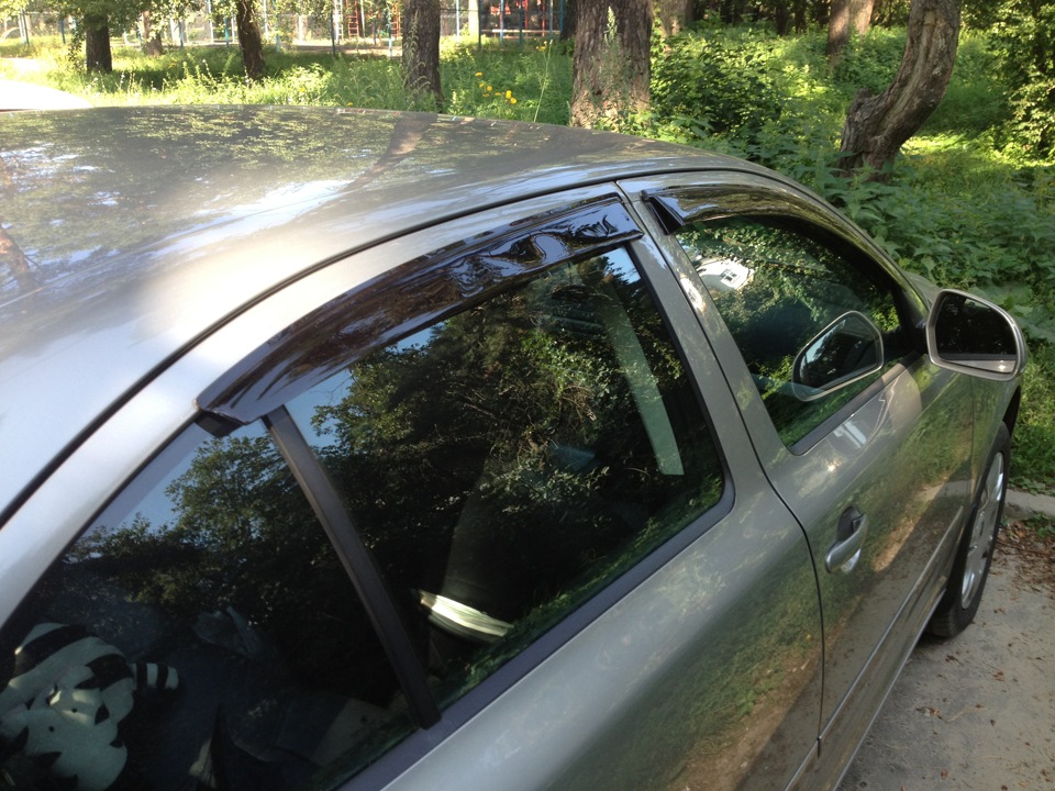 Дефлекторы на окна — Skoda Octavia A5 Mk2, 1,8 л, 2012 года ...