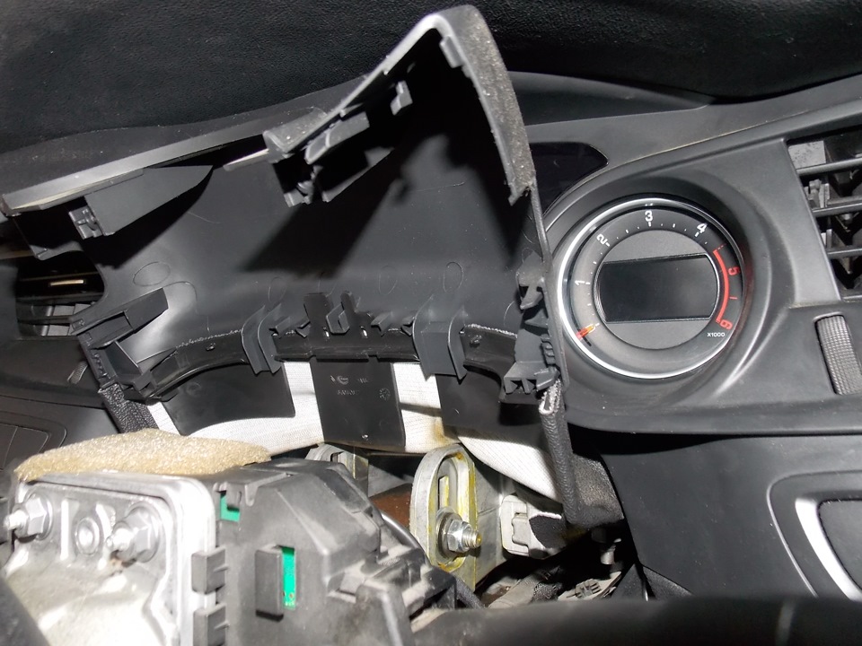 Как снять приборную панель c max