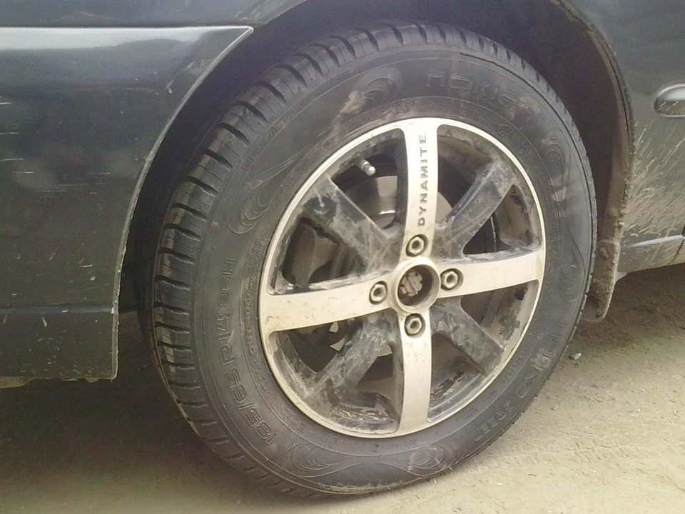 Резина на лето — Hyundai Accent (2G), 1,5 л, 2008 года | колёсные диски ...