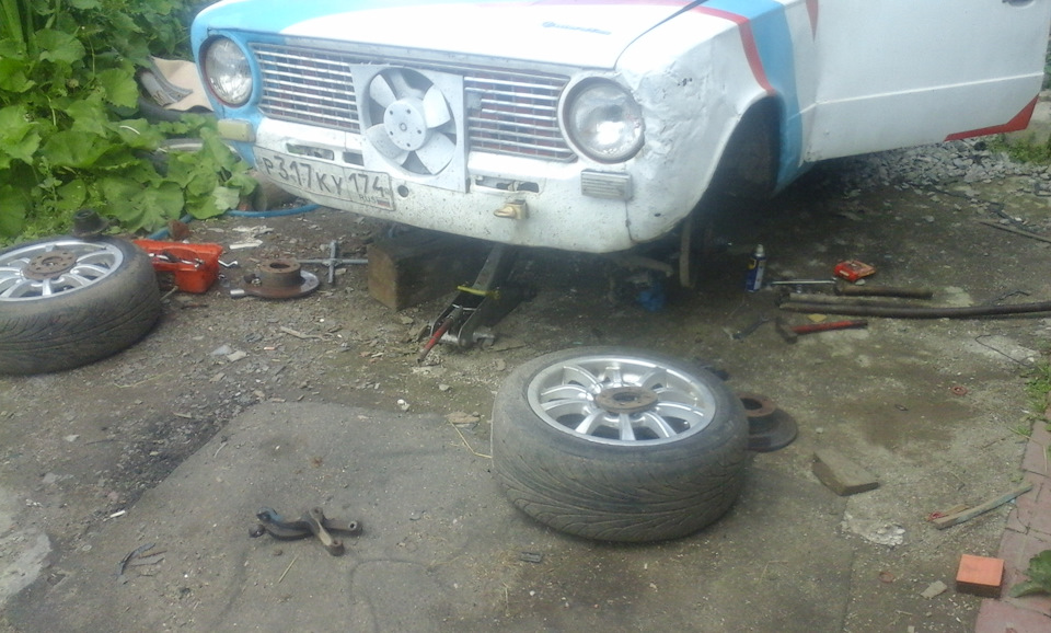 короткие сошки — Lada 21013, 1,5 л, 1974 года | тюнинг | DRIVE2