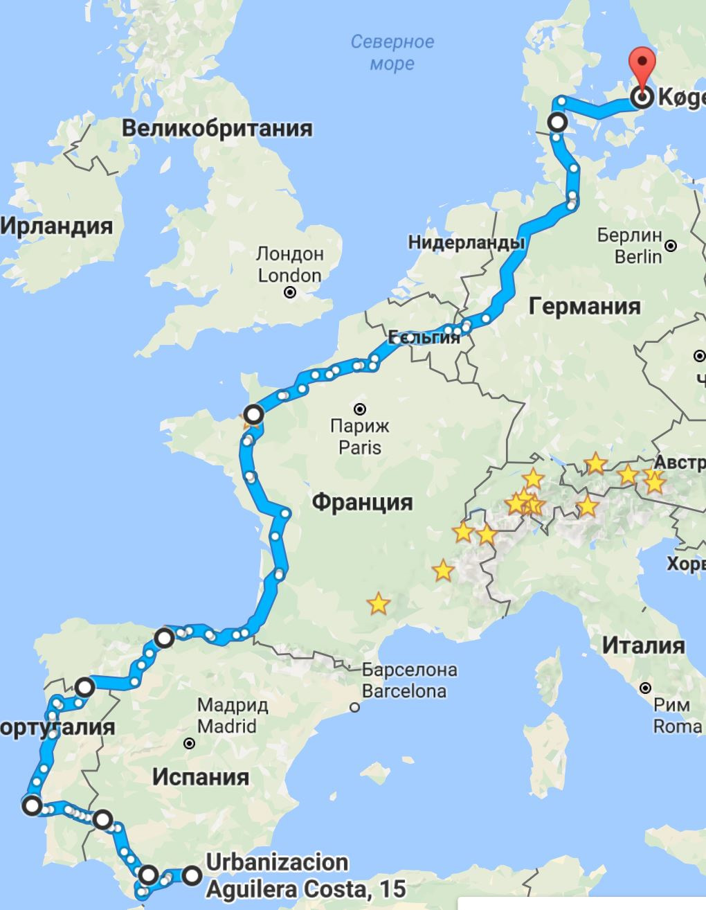 Карта германии и нидерландов