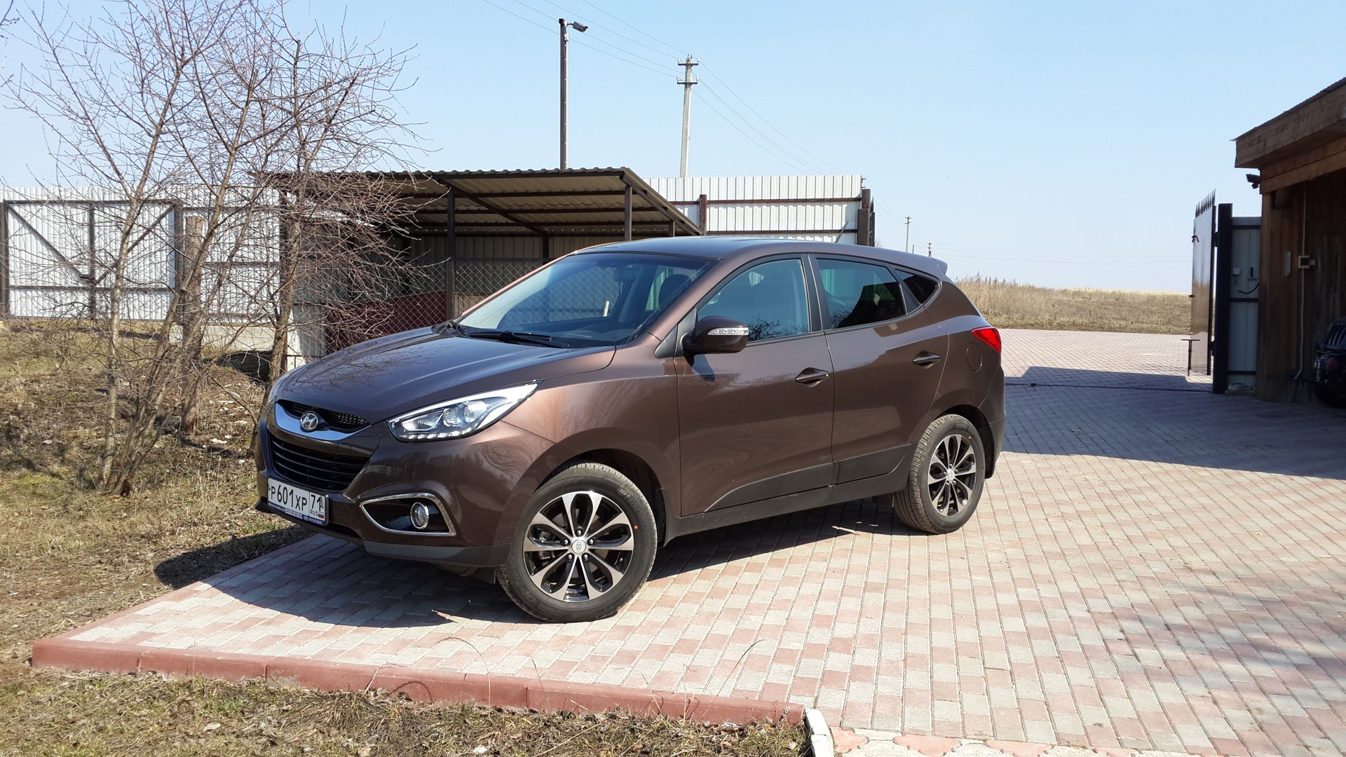 Hyundai ix35 2.0 бензиновый 2015 | Кашемир Браун на DRIVE2