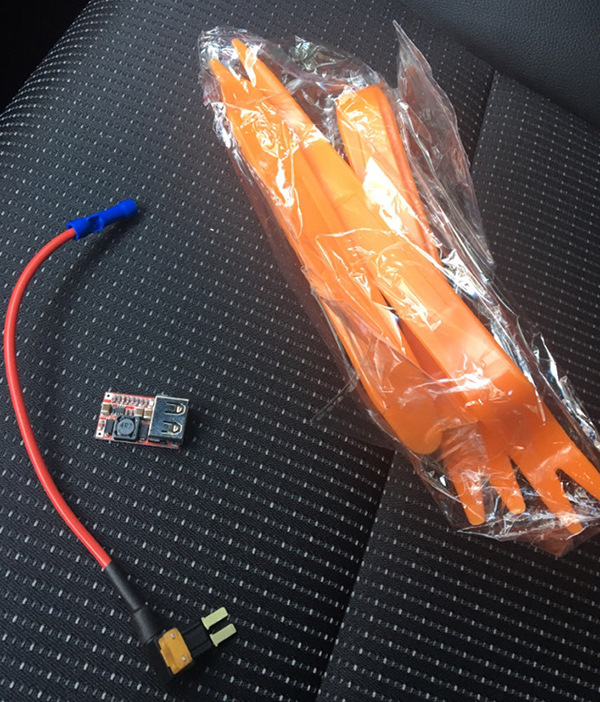 Скрытое подключение регистратора, без нарушения заводской проводки ...