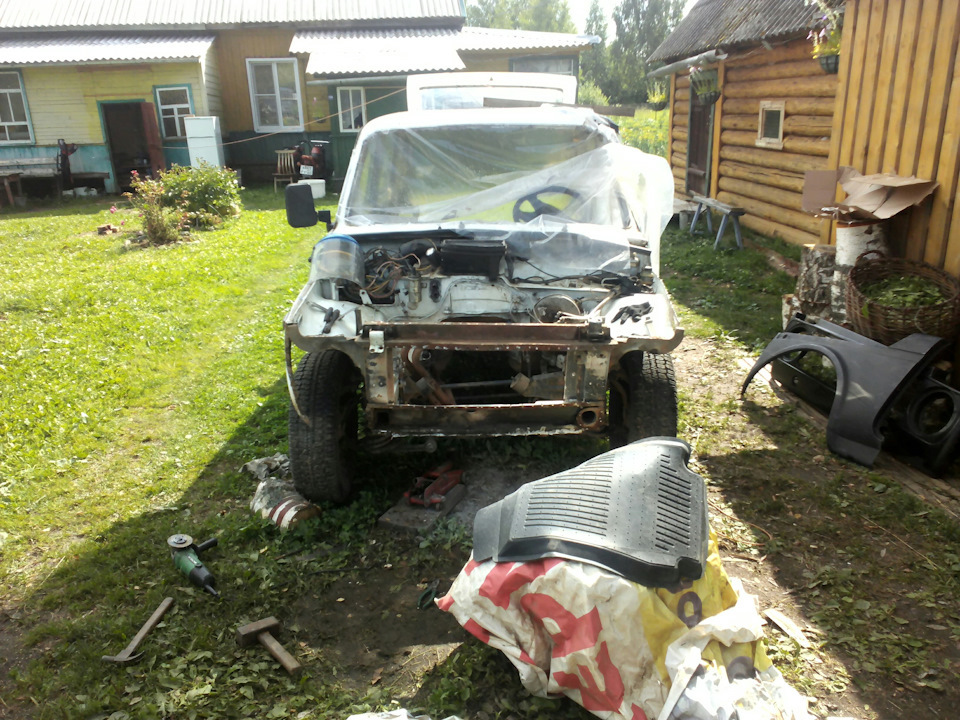 начало востановления нивы 3d — Lada 4x4 3D, 1,7 л, 1999 года | другое ...