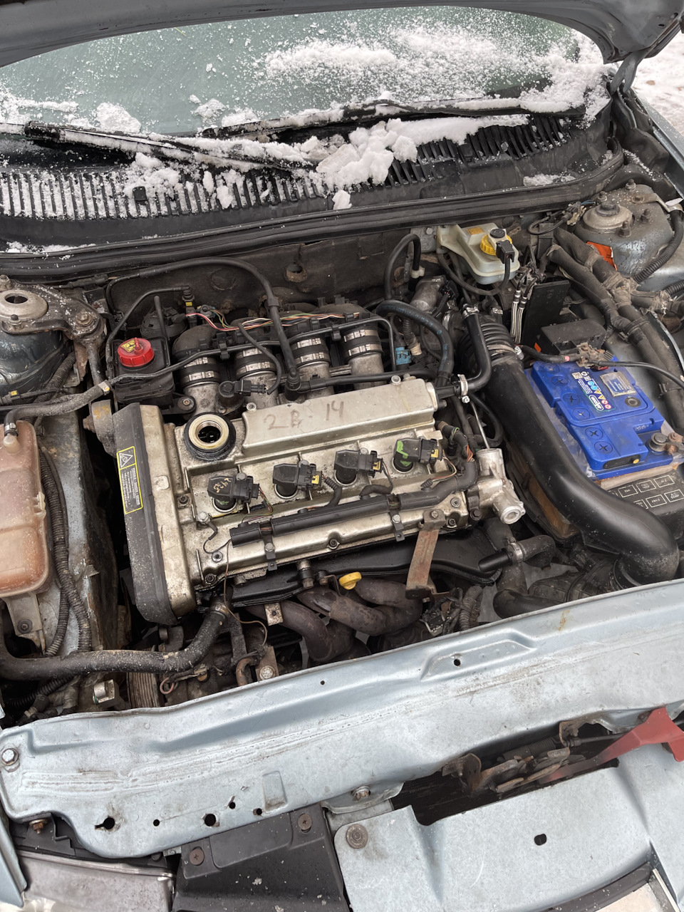 Клапанная крышка — Alfa Romeo 156 Sportwagon, 2 л., 2003 года | своими ...