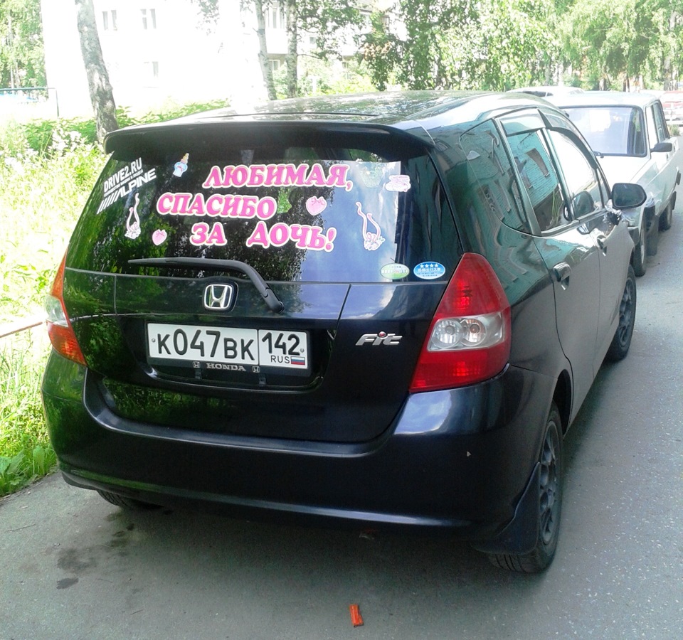 Поездка в род дом! — Honda Fit (1G), 1,3 л, 2003 года | фотография | DRIVE2