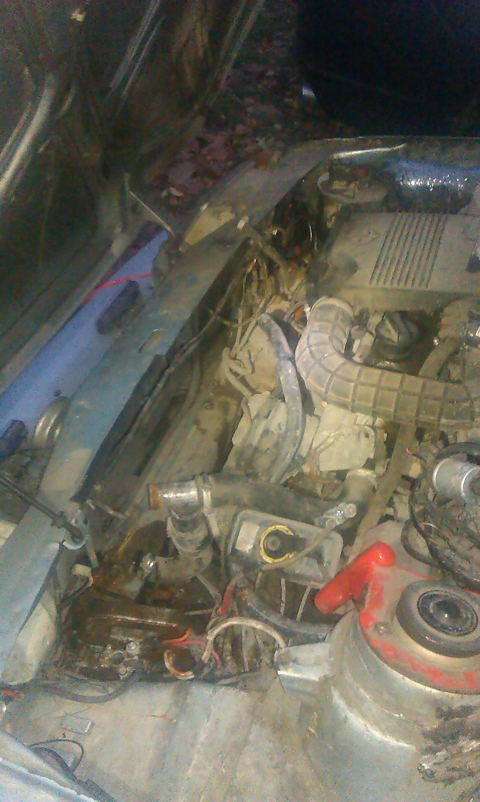 в полевых условиях менял заглушку блока цилиндров — ЗАЗ 1103, 1,2 л ...