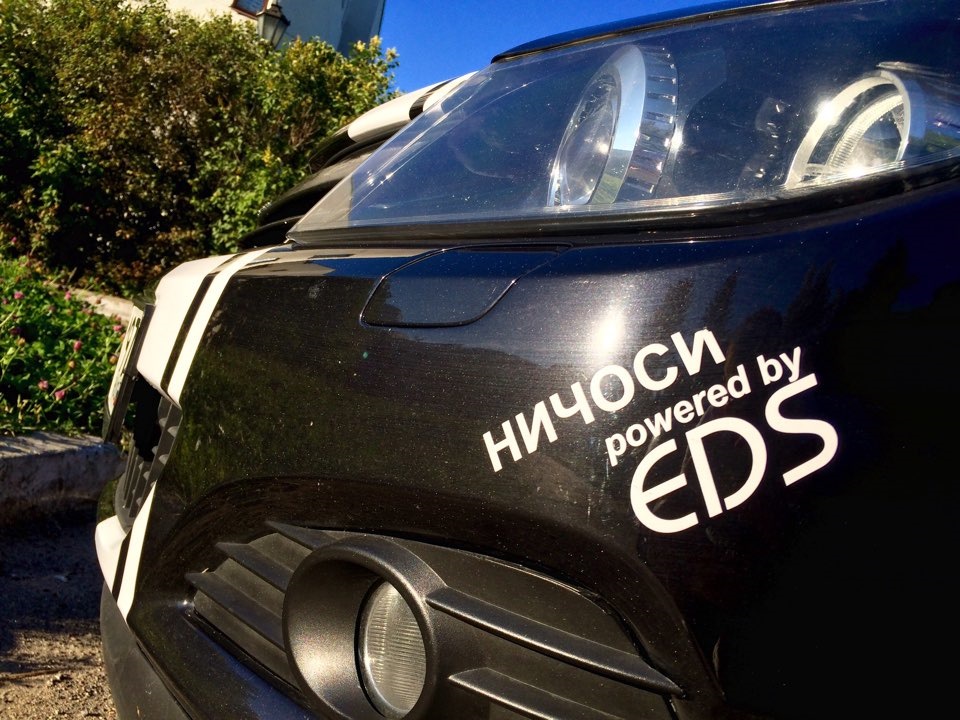 Две полоски на кузов, нулевик и прошивка Eds — Opel Astra H GTC, 1,8 л ...