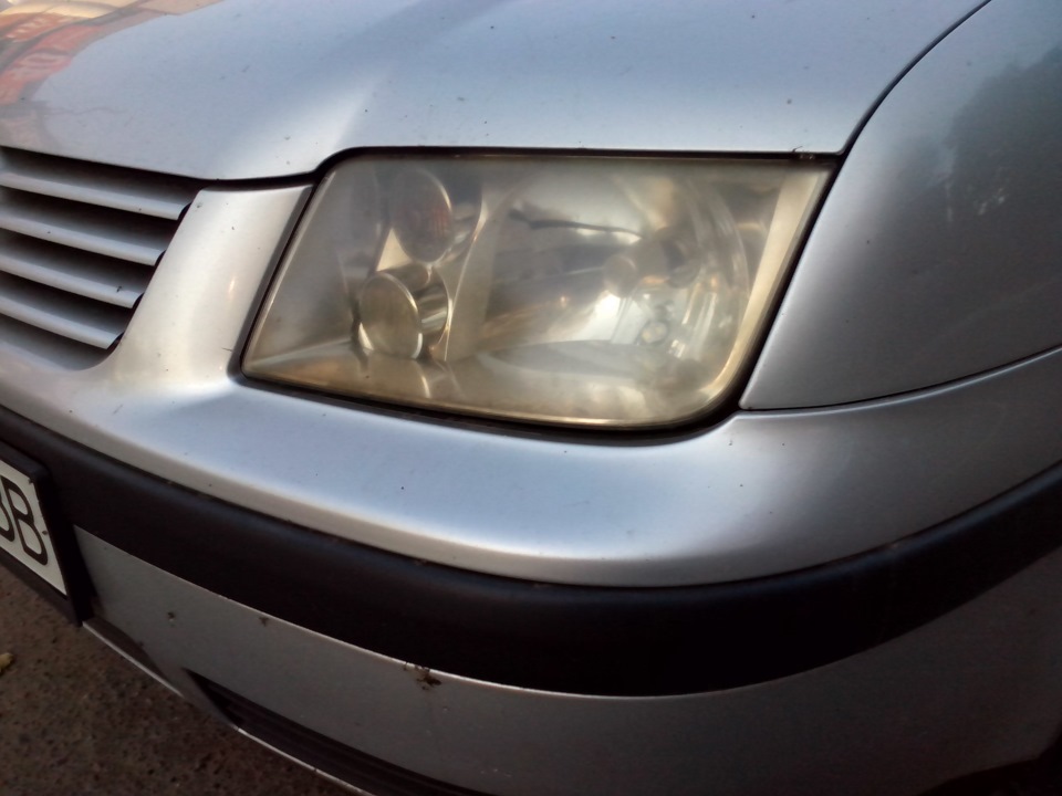 Отпалировал фары) — Volkswagen Bora (1G), 1,6 л, 2000 года | визит на ...