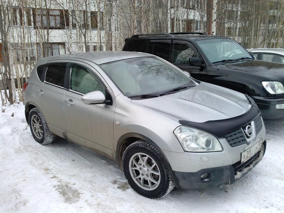 Зимняя резина на литье — Nissan Qashqai (1G), 2 л, 2007 года | колёсные ...
