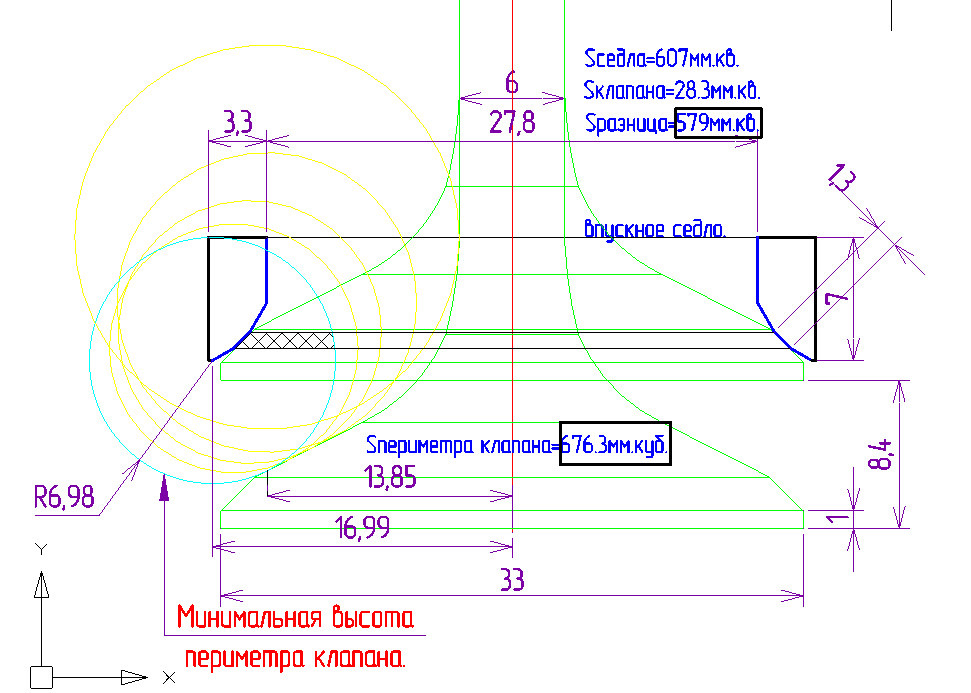 Чертеж седла