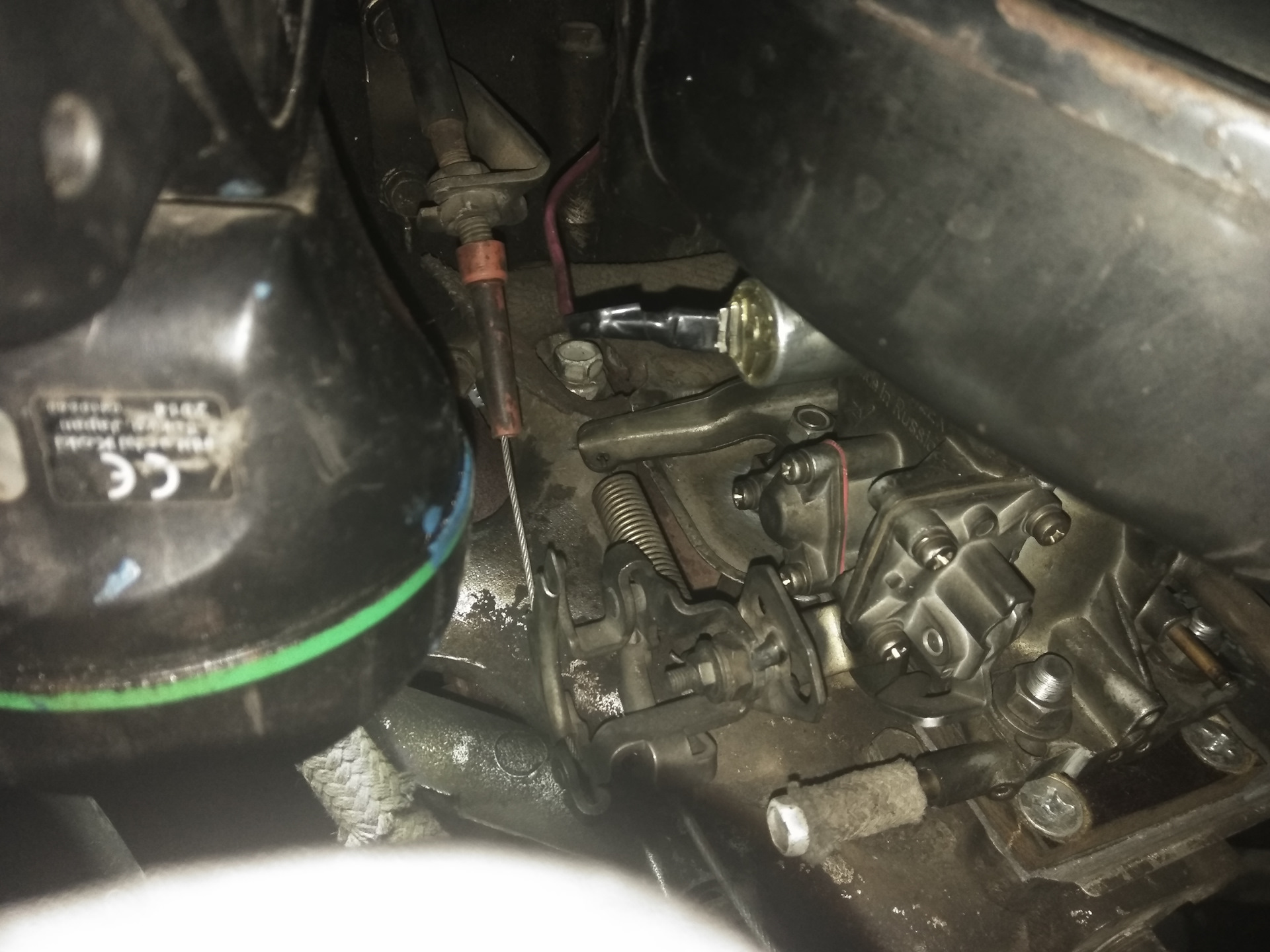 Свап карбюратора ДААЗ-21073 на 1S-U — Toyota Corona (T140), 1,8 л, 1982 ...