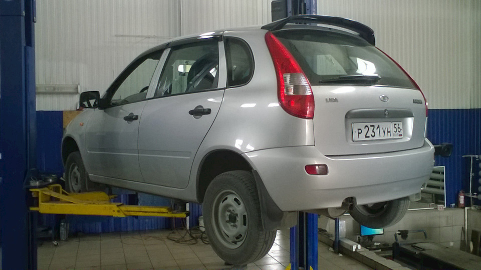 №29 Развал/Схождение часть 1 — LADA Калина хэтчбек, 1,6 л., 2010 года ...