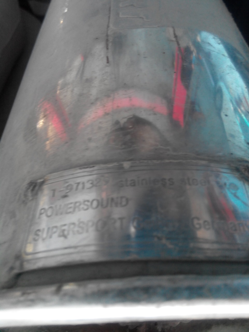 вот такой вот глушитель — Volkswagen Passat Variant (B3), 2 л, 1991 ...