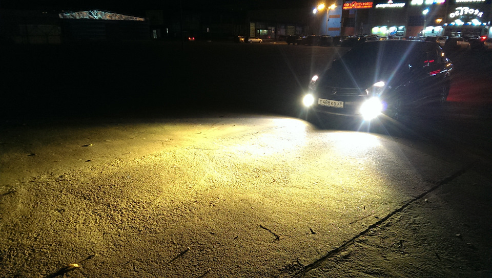 Ксенон в ПТФ — Nissan Tiida (1G), 1,6 л, 2012 года | стайлинг | DRIVE2