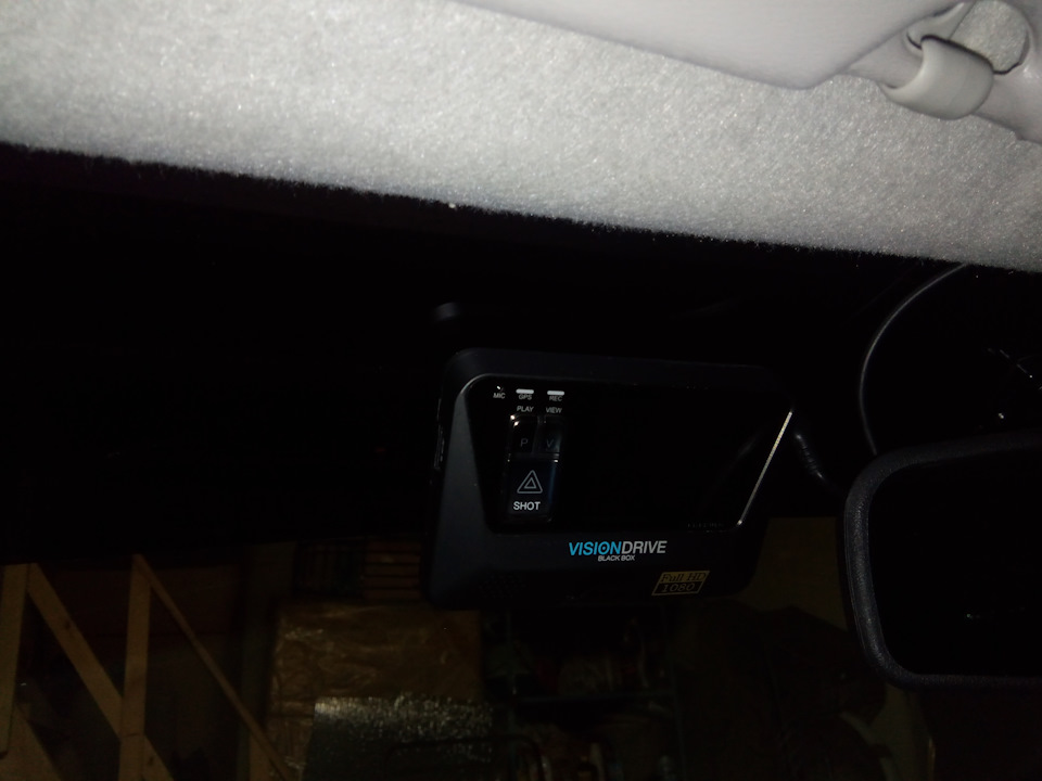 №3 Подключение видеорегистратора к плафону — Lada Калина универсал, 1,4 ...