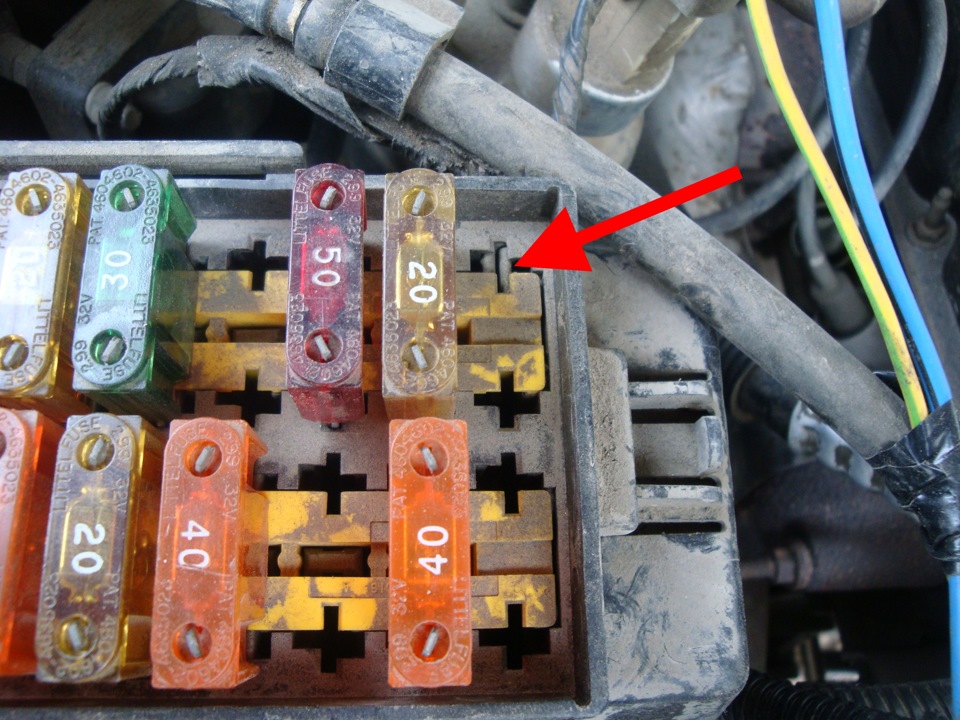 Подключение электровентилятора — Jeep Grand Cherokee (ZJ), 5,2 л, 1997 ...