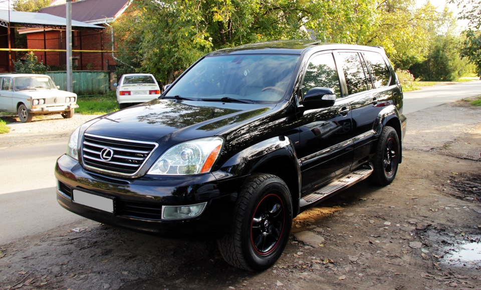 Lexus gx470 2007 черный