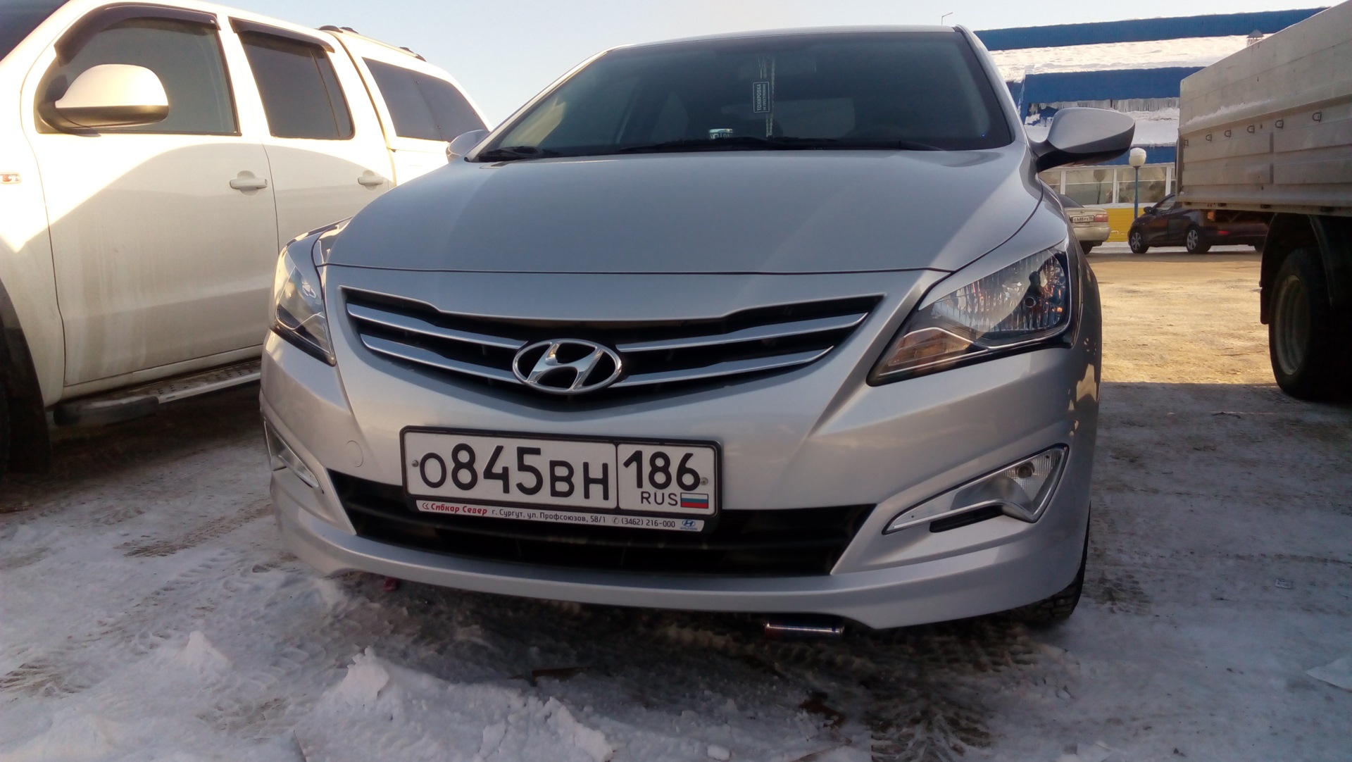 Hyundai solaris 2014 фары