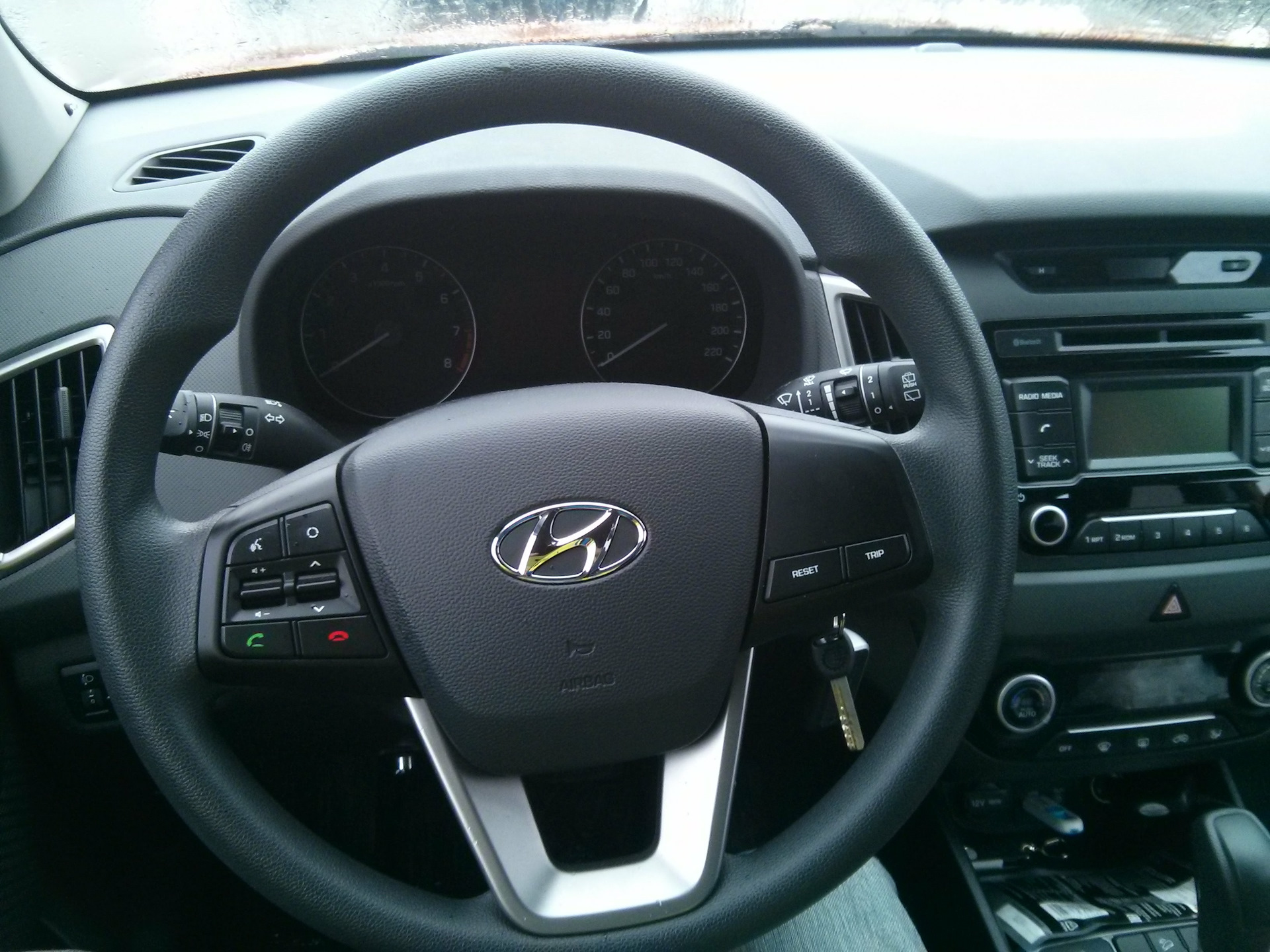Как снять кнопки на руле hyundai creta