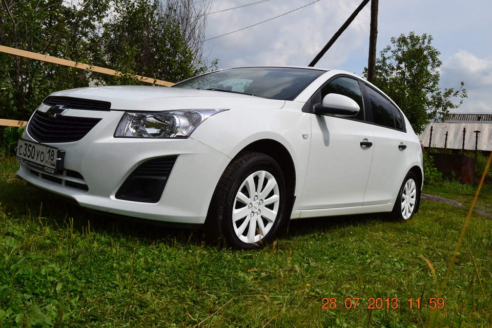 Колпаки красим? Да! — Chevrolet Cruze Hatchback, 1,6 л, 2012 года ...