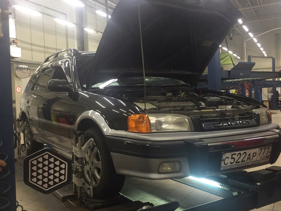 Замена опорного подшипника — Toyota Sprinter Carib (111), 1,8 л, 1995 ...