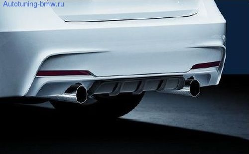 Выхлоп — BMW 3 series (F30), 2 л, 2013 года | аксессуары | DRIVE2