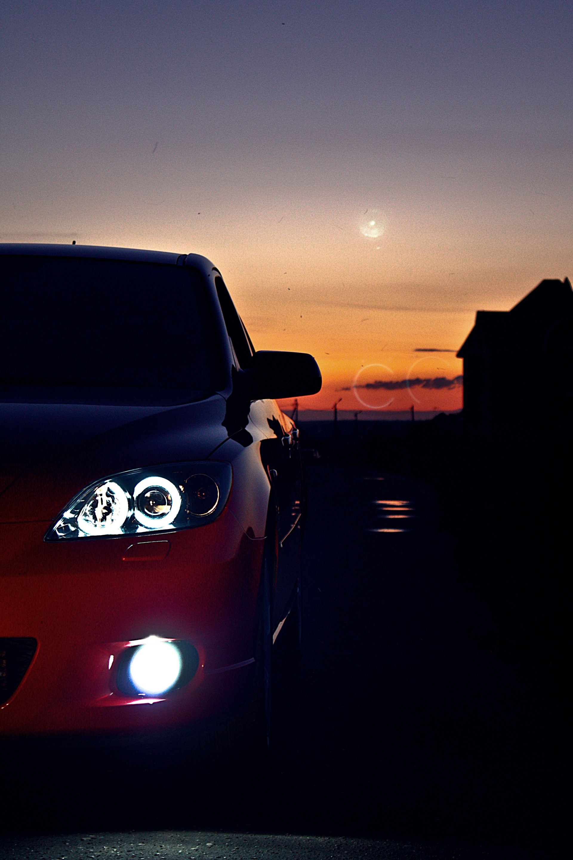 Mazda 3 Sunset