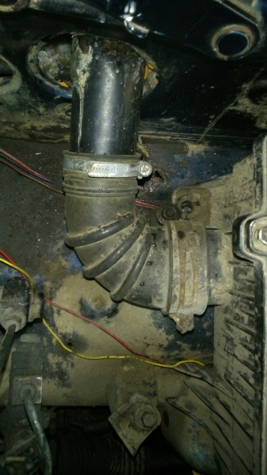 Самодельный шноркель — KIA Sportage (1G), 2,2 л., 1993 года | тюнинг ...