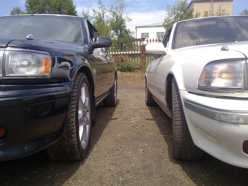 Чайзер в гостях у пневмо-Кресты — Toyota Chaser (80), 2,5 л, 1991 года ...