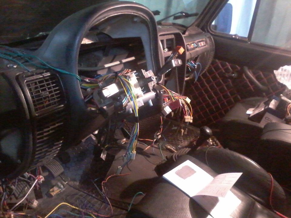 инсталляция проводки газ 3110 в уаз 3151 — УАЗ 3151, 2,3 л, 1995 года ...