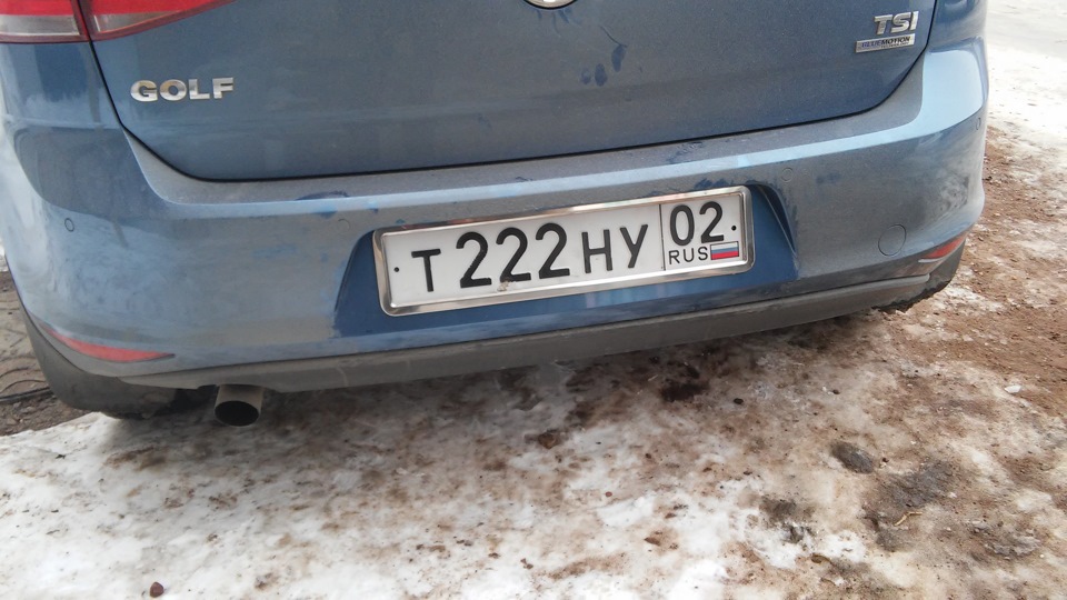 Антивандальные рамки и замена резинок дворников — Volkswagen Golf Mk7 ...