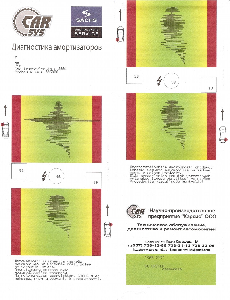 Компьютерная диагностика амортизаторов — Mercedes-Benz E-class (W210 ...