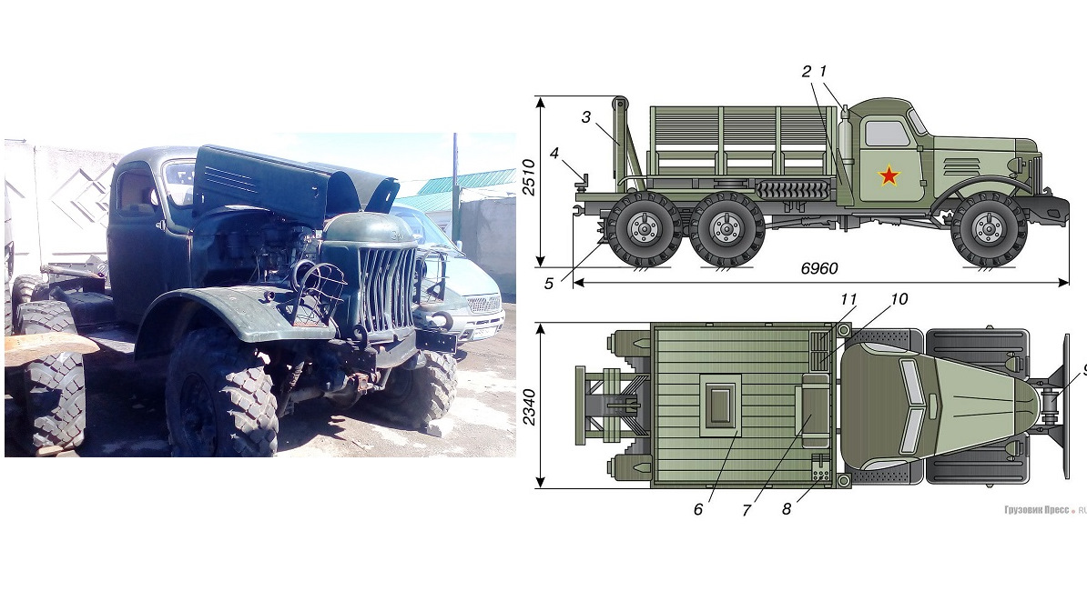 КЭТ-Л ТК4 ЗИЛ-157 Фронтовой эвакуатор ТК4 | Фронтовой эвакуатор ТК4 на  DRIVE2