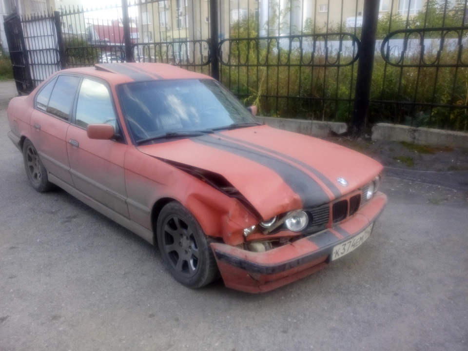 Давно хотел поменять бампер… — BMW 5 series (E34), 2,5 л, 1993 года ...