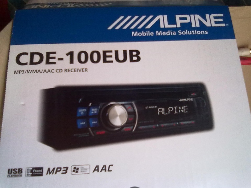 Alpine cde 100eub схема