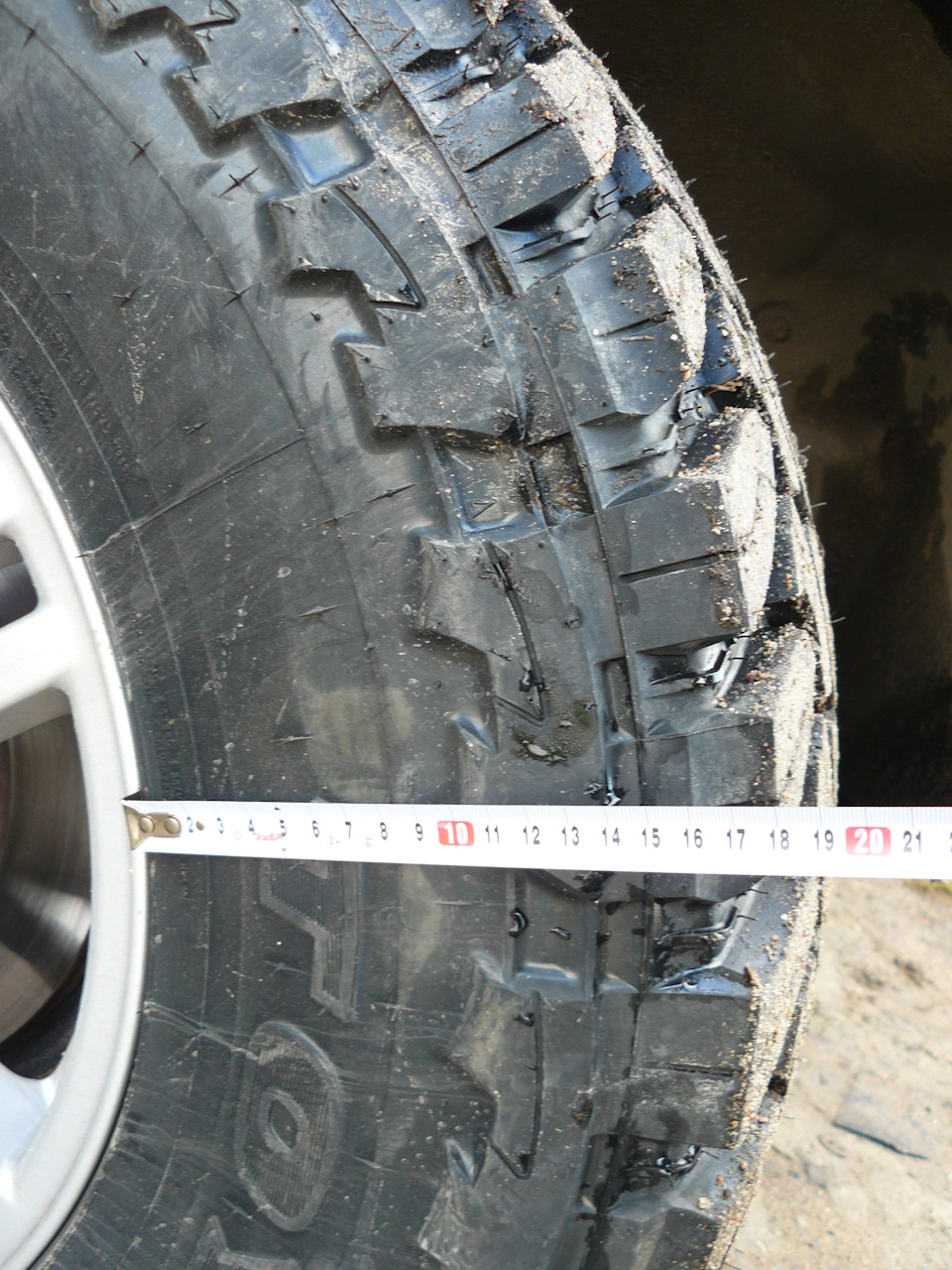 Toyo OPMT 235/85 R16 — УАЗ Patriot, 2,7 л, 2014 года | шины | DRIVE2