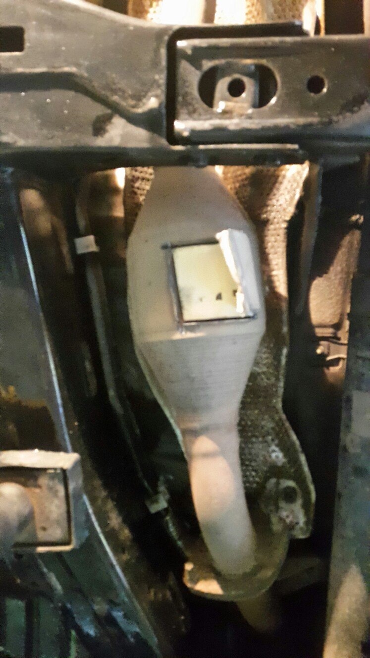 Удаление сажевых фильтров — Toyota Land Cruiser 200, 2010г, 4,2 л ...